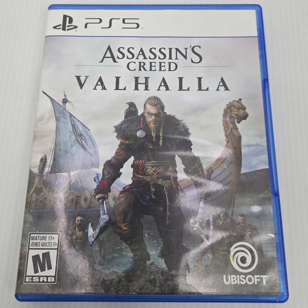 Ubisoft Assassins Creed Valhalla Viking RPG Action Adventure PS5 Game Disc M 17+